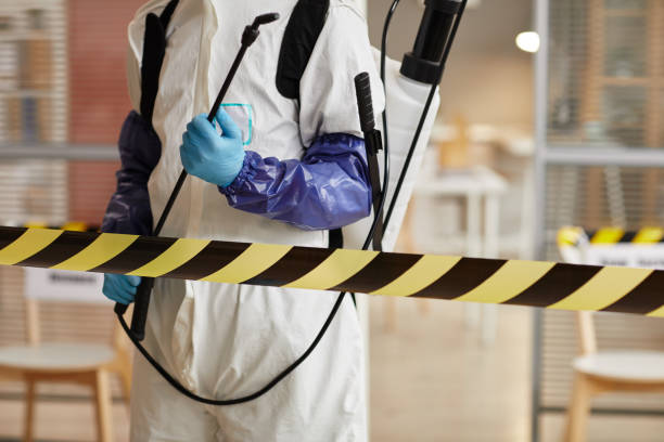 Professional Biohazard Cleanup technician working in Montgomery, TX
